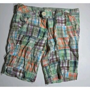 Freestyle Revolution Bermuda Shorts Jrs. 11 30 Waist Y2K Patchwork Low Rise